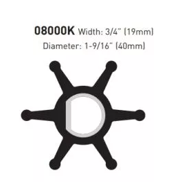 08000K Sherwood Impeller